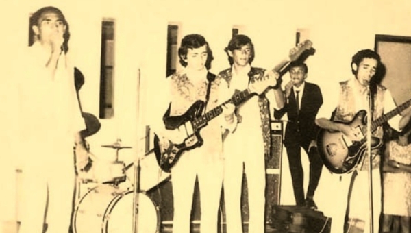 Banda Os Espaciais. Limoeiro do Norte, 1970. Acervo: Netinho Ponciano